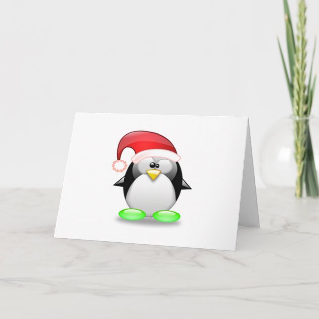 Christmas Tux Holiday Card (Front)