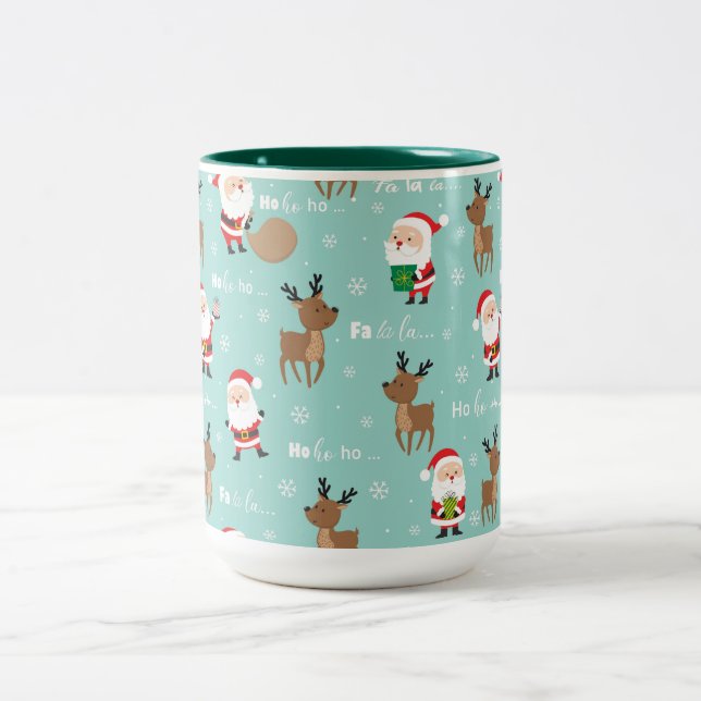 Christmas Two-Tone Coffee Mug (Center)