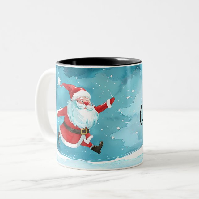  Christmas Two-Tone Coffee Mug (Front Left)