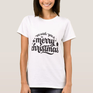 Christmas Typography Sayings T-Shirt
