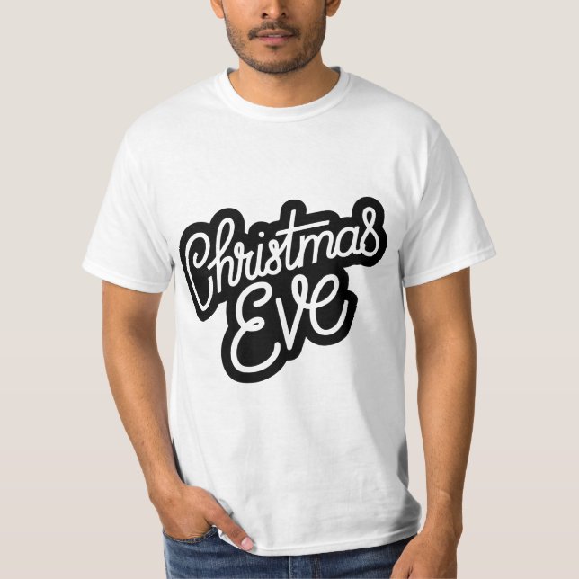 Christmas Typography Sayings T-Shirt (Front)