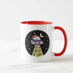 Christmas UFO Funny Mug