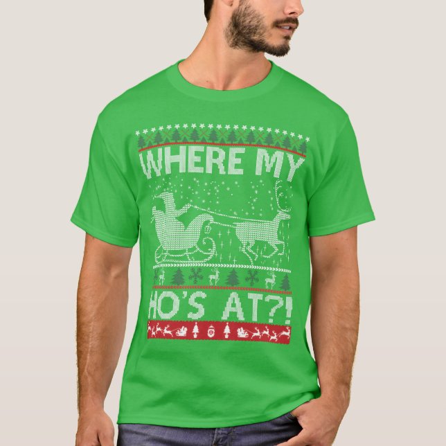 Christmas Ugly funny T-Shirt (Front)