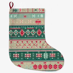 Christmas Ugly Sweater 2 Large Christmas Stocking