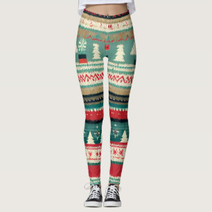Christmas Ugly Sweater 3 Leggings