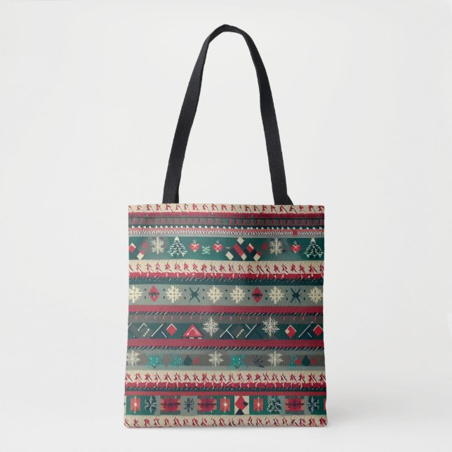 Christmas Ugly Sweater 4 Tote Bag (Front)