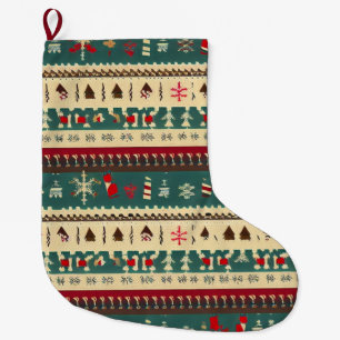 Christmas Ugly Sweater 5 Large Christmas Stocking