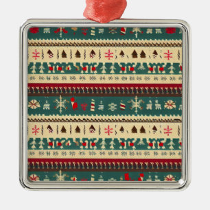 Christmas Ugly Sweater 5 Metal Tree Decoration