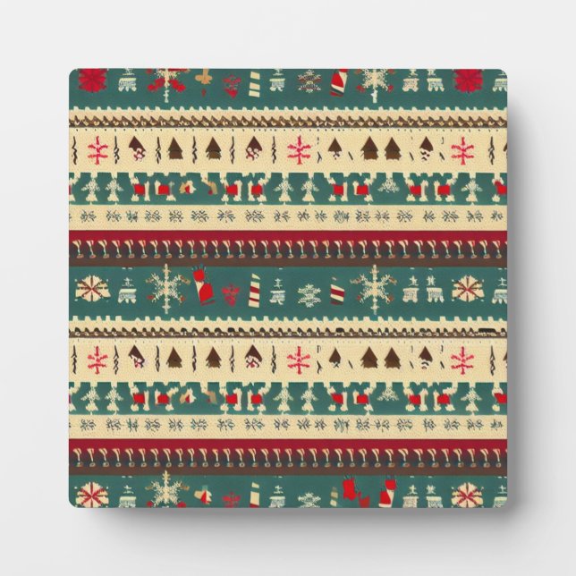 Christmas Ugly Sweater 5 Plaque (Front)