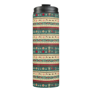 Christmas Ugly Sweater 5 Thermal Tumbler