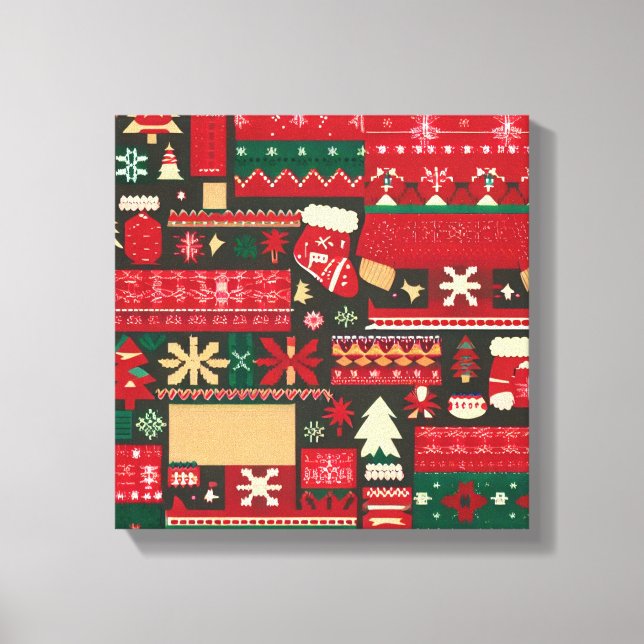 Christmas Ugly Sweater 7 Canvas Print (Front)