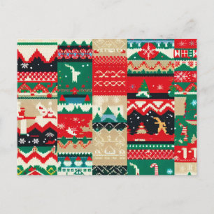 Christmas Ugly Sweater 8 Holiday Postcard