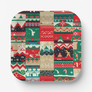 Christmas Ugly Sweater 8 Paper Plate