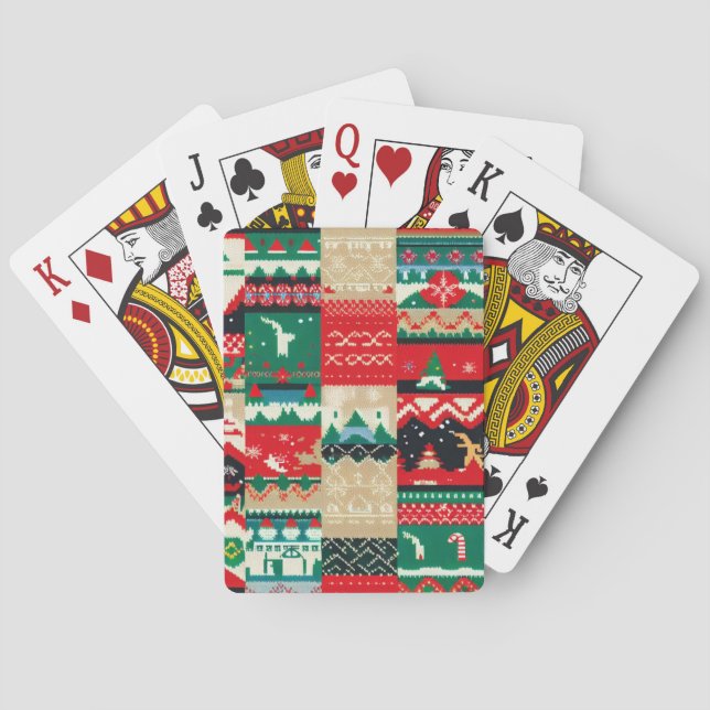 Christmas Ugly Sweater (8) Playing Cards (Back)