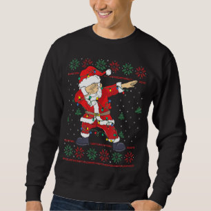 Christmas Ugly Sweater Dabbing Santa Claus With Xm