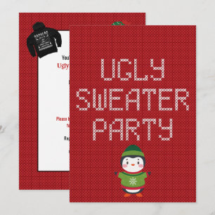 Christmas Ugly Sweater Party Invitation