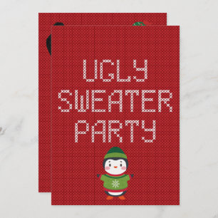 Christmas Ugly Sweater Party Invitation