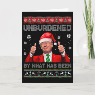Christmas Unburdened By What Has Been Trump Retro Card