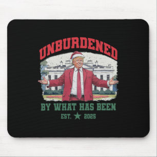 Christmas Unburdened By What Has Been Trump Retro  Mouse Pad