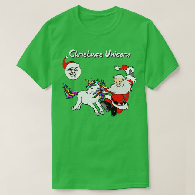 christmas unicorn ClassicCopy Copy Copy Copy T-Shirt (Design Front)