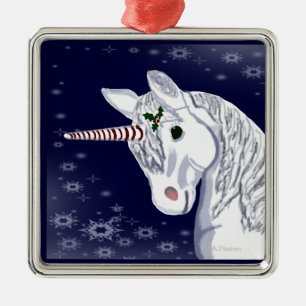 Christmas Unicorn Ornament