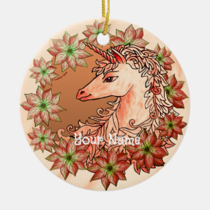 Christmas Unicorn ornament