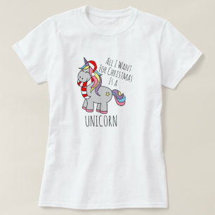 Christmas Unicorn T-Shirt