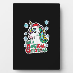 Christmas Unicorns Have a magical Christmas Party Plaque