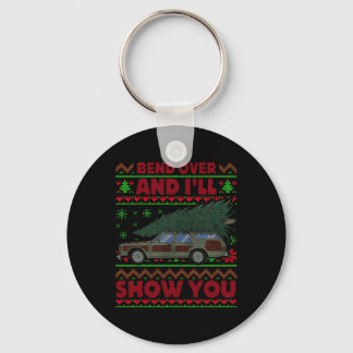 Christmas Vacation Bend Over And I'll Show You Xma Key Ring
