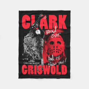 Christmas Vacation Clark Griswold Hockey Mask Holi Fleece Blanket