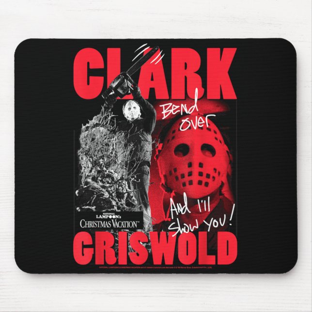 Christmas Vacation Clark Griswold Hockey Mask Holi Mouse Pad (Front)