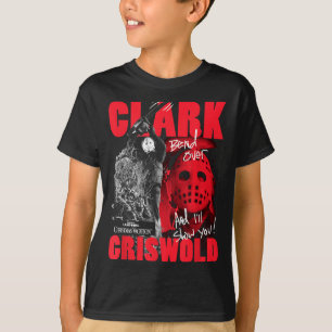 Christmas Vacation Clark Griswold Hockey Mask Holi T-Shirt