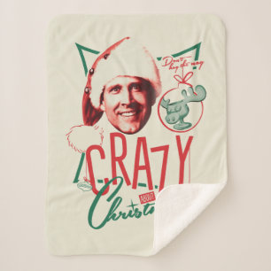 Christmas Vacation Crazy About Christmas Sherpa Blanket
