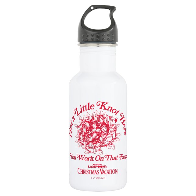Christmas Vacation | Give a Little Knot Here 532 Ml Water Bottle (Front)