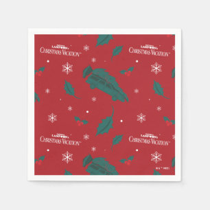 Christmas Vacation Holly Pattern Napkin