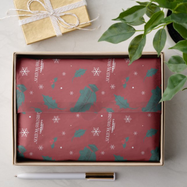 Christmas Vacation Holly Pattern Tissue Paper (Gift)