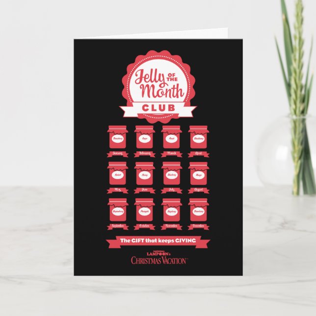 Christmas Vacation | Jelly of the Month Club Card (Front)