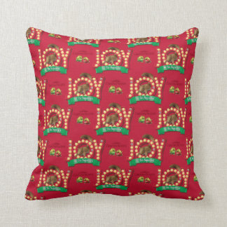 Christmas Vacation | Joy to the Squirrel Pattern Cushion