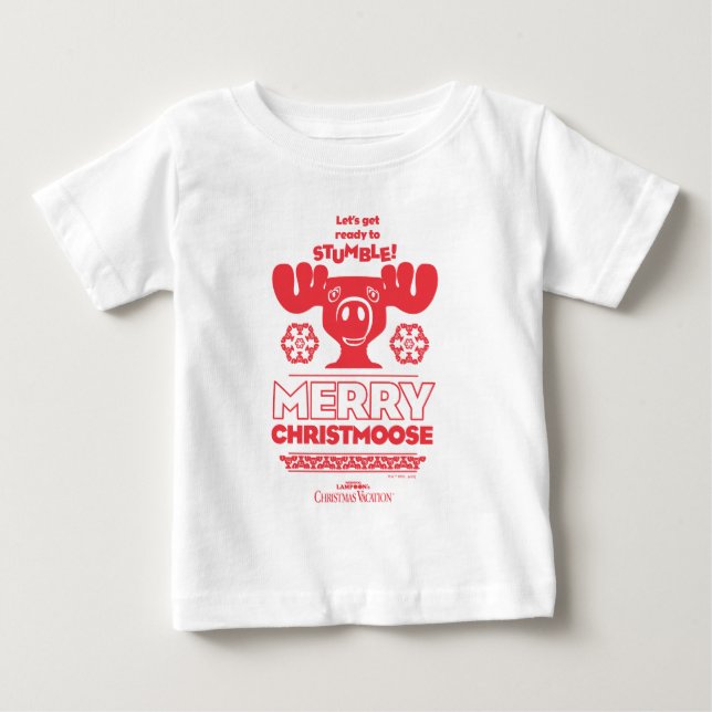 Christmas Vacation | Merry Christmoose Baby T-Shirt (Front)