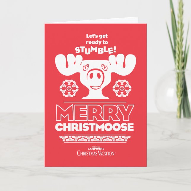 Christmas Vacation | Merry Christmoose Card (Front)