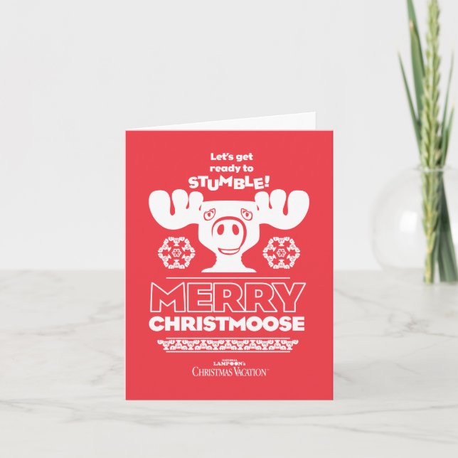 Christmas Vacation | Merry Christmoose Note Card (Front)