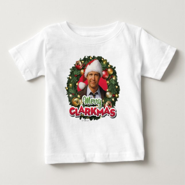 Christmas Vacation | Merry Clarkmas Baby T-Shirt (Front)