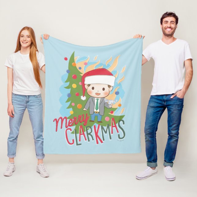 Christmas Vacation Merry Clarkmas Fleece Blanket (In Situ)