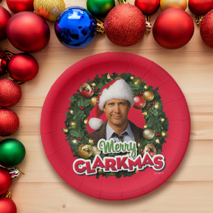 Christmas Vacation Merry Clarkmas Paper Plate