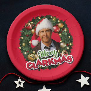 Christmas Vacation Merry Clarkmas Paper Plate