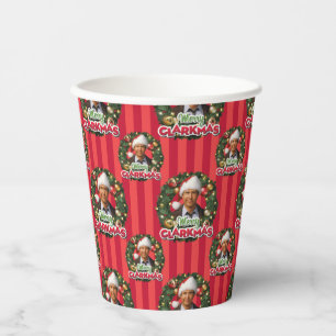 Christmas Vacation   Merry Clarkmas Pattern Paper Cups