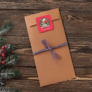 Christmas Vacation   Merry Clarkmas - Personalized Square Sticker