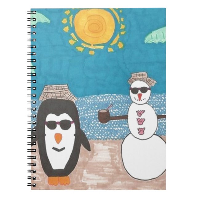 Christmas Vacation Spiral Notebook (Front)