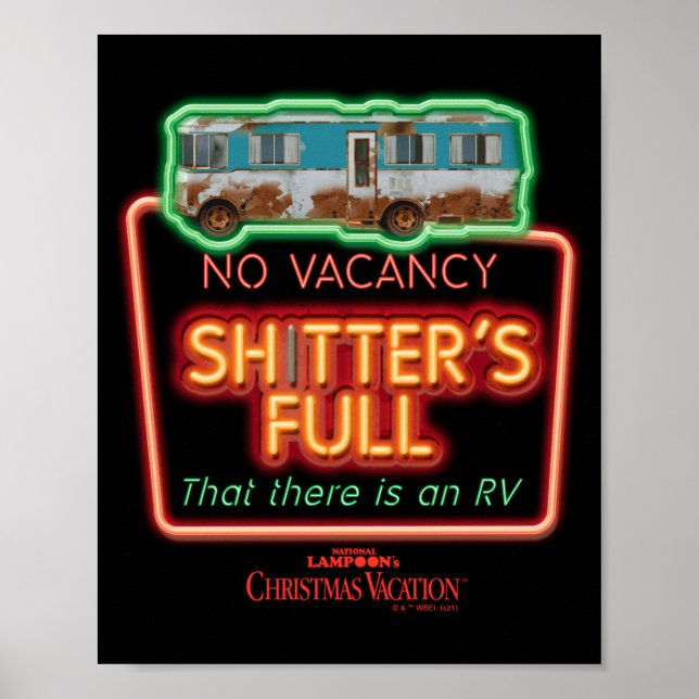 Christmas Vacation Ters Full Neon Sign  (Front)