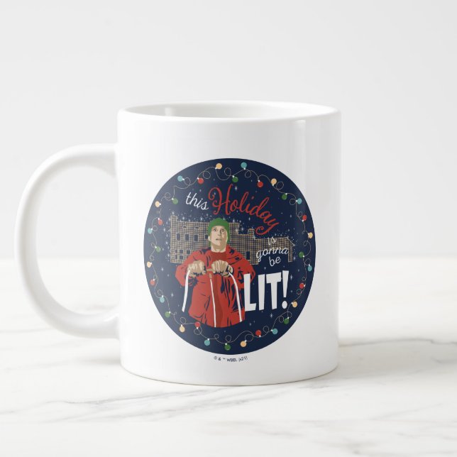 Christmas Vacation | This Holiday is Gonna Be Lit Large Coffee Mug (Left)